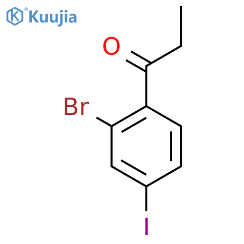 2'-Bromo-4'-iodopropiophenone structure