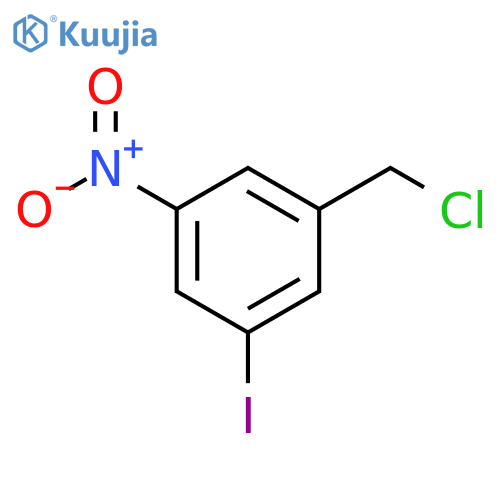 1-(chloromethyl)-3-iodo-5-nitrobenzene structure