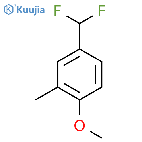 5-(Difluoromethyl)-2-methoxytoluene structure