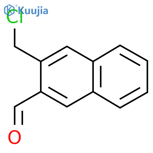 2-(Chloromethyl)naphthalene-3-carboxaldehyde structure