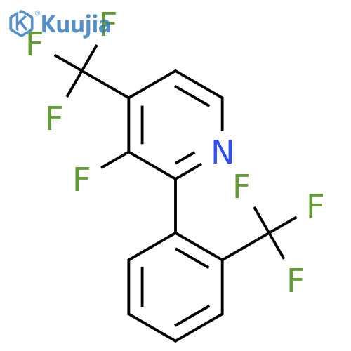 3-Fluoro-4-(trifluoromethyl)-2-(2-(trifluoromethyl)phenyl)pyridine structure