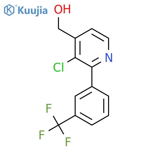 3-Chloro-2-(3-(trifluoromethyl)phenyl)pyridine-4-methanol structure