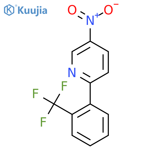 5-Nitro-2-(2-(trifluoromethyl)phenyl)pyridine structure