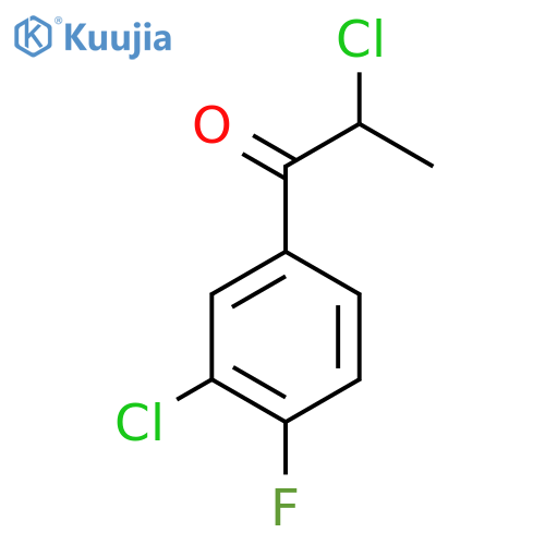 2,3'-Dichloro-4'-fluoropropiophenone structure