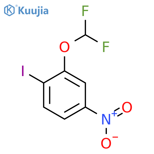 2-(Difluoromethoxy)-1-iodo-4-nitrobenzene structure