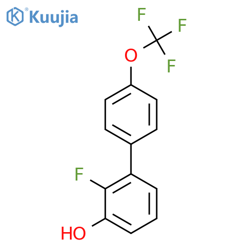 2-Fluoro-3-hydroxy-4'-(trifluoromethoxy)biphenyl structure