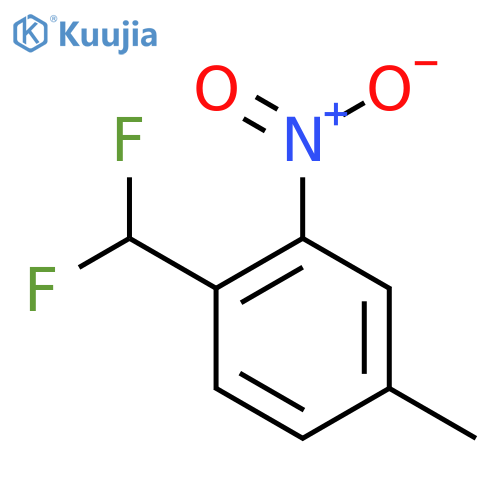 4-(Difluoromethyl)-3-nitrotoluene structure