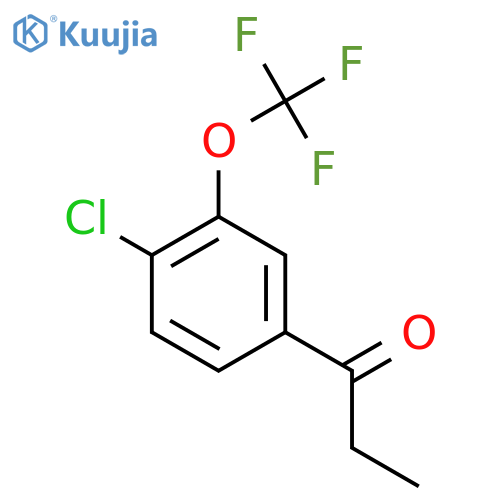 4'-Chloro-3'-(trifluoromethoxy)propiophenone structure