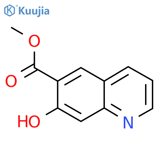 Methyl 7-hydroxyquinoline-6-carboxylate structure