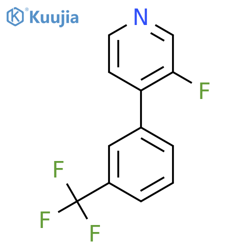 3-Fluoro-4-(3-(trifluoromethyl)phenyl)pyridine structure