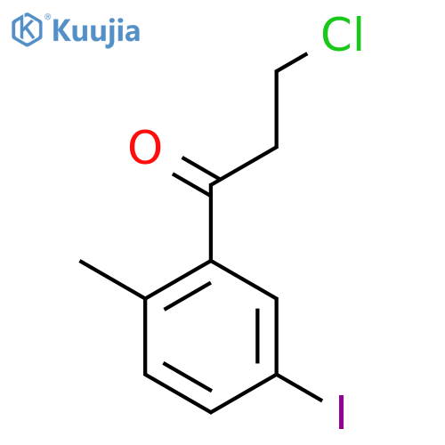 3-Chloro-5'-iodo-2'-methylpropiophenone structure