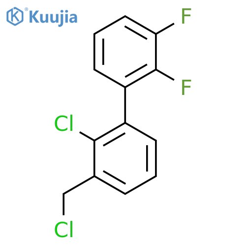 2'-Chloro-3'-chloromethyl-2,3-difluorobiphenyl structure