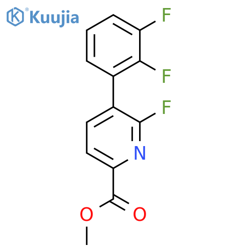Methyl 5-(2,3-difluorophenyl)-6-fluoropicolinate structure