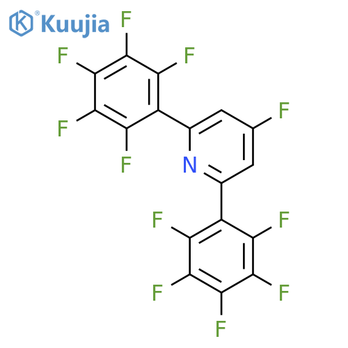 2,6-Bis(perfluorophenyl)-4-fluoropyridine structure