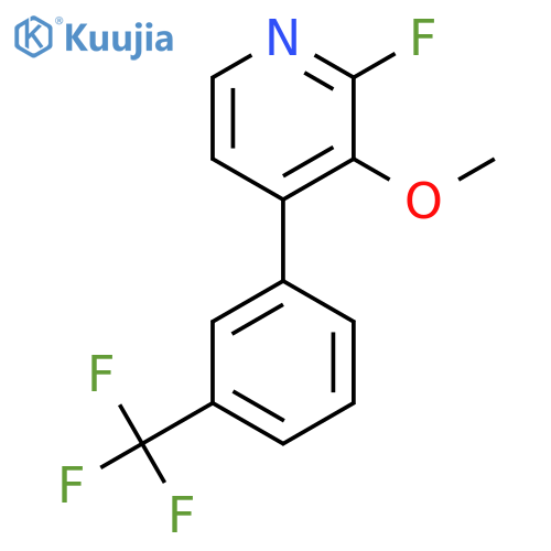 2-Fluoro-3-methoxy-4-(3-(trifluoromethyl)phenyl)pyridine structure