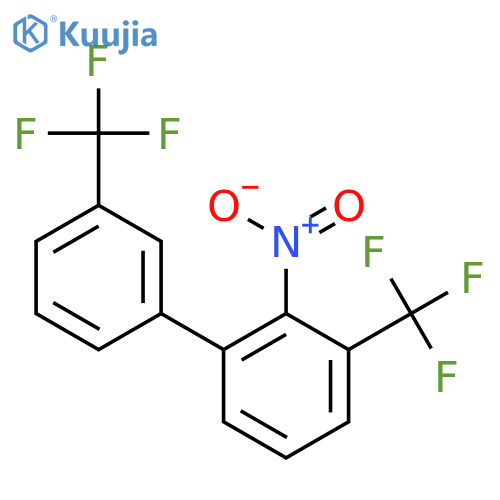3,3'-Bis(trifluoromethyl)-2-nitrobiphenyl structure