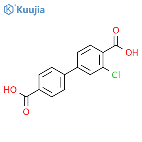 4-(4-Carboxyphenyl)-2-chlorobenzoic acid structure