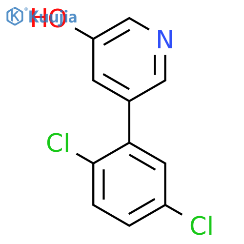 5-(2,5-Dichlorophenyl)pyridin-3-ol structure