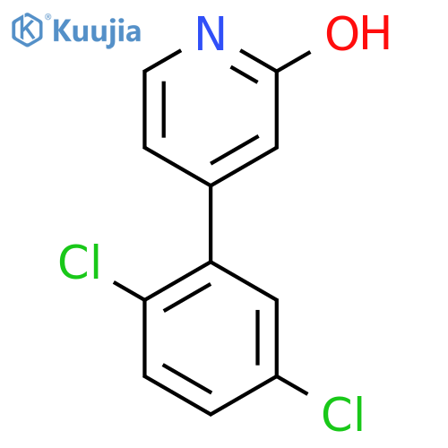 4-(2,5-Dichlorophenyl)-2-hydroxypyridine structure