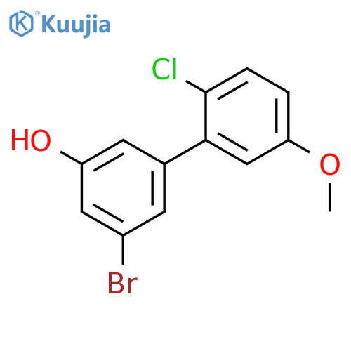 3-Bromo-5-(2-chloro-5-methoxyphenyl)phenol structure