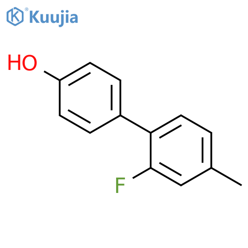 4-(2-Fluoro-4-methylphenyl)phenol structure