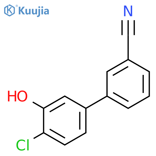 2-Chloro-5-(3-cyanophenyl)phenol structure