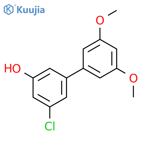 3-Chloro-5-(3,5-dimethoxyphenyl)phenol structure