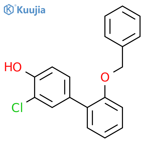 4-(2-Benzyloxyphenyl)-2-chlorophenol structure