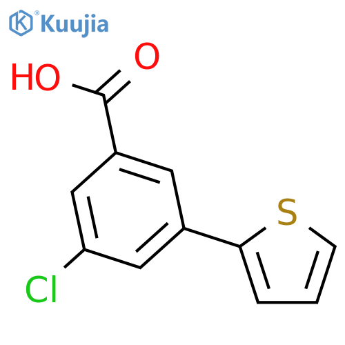 5-Chloro-3-(thiophen-2-yl)benzoic acid structure