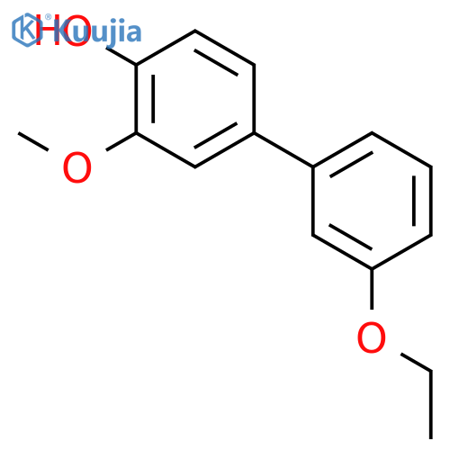 4-(3-Ethoxyphenyl)-2-methoxyphenol structure