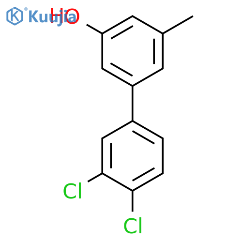 5-(3,4-Dichlorophenyl)-3-methylphenol structure