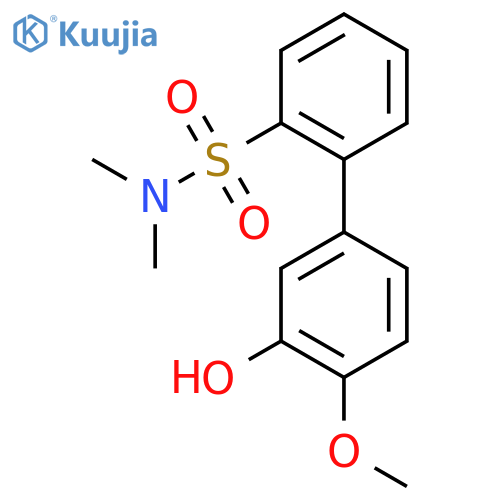 5-(2-N,N-Dimethylsulfamoylphenyl)-2-methoxyphenol structure