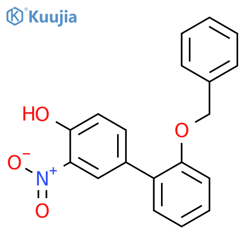4-(2-Benzyloxyphenyl)-2-nitrophenol structure