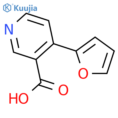 4-(Furan-2-yl)nicotinic acid structure