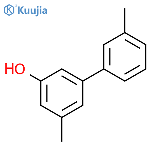 3-methyl-5-(3-methylphenyl)phenol structure