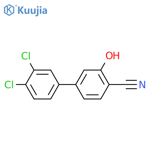 2-Cyano-5-(3,4-dichlorophenyl)phenol structure