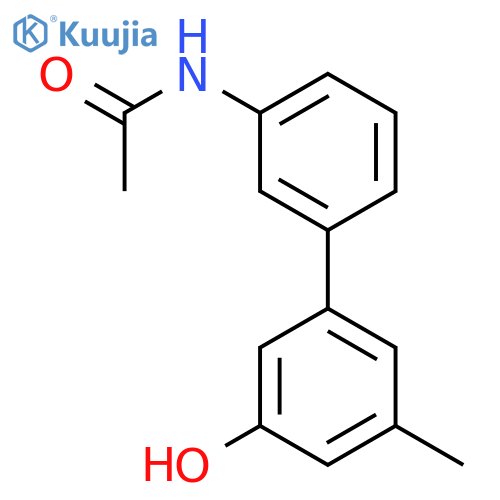 5-(3-Acetylaminophenyl)-3-methylphenol structure