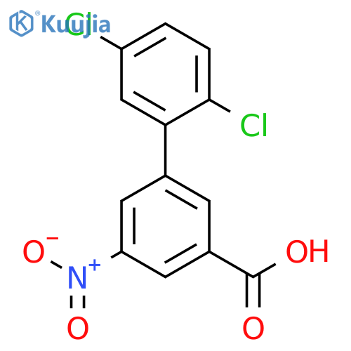 3-(2,5-Dichlorophenyl)-5-nitrobenzoic acid structure