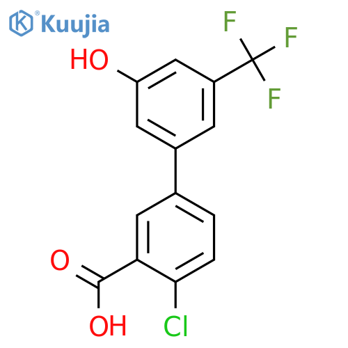 5-(3-Carboxy-4-chlorophenyl)-3-trifluoromethylphenol structure