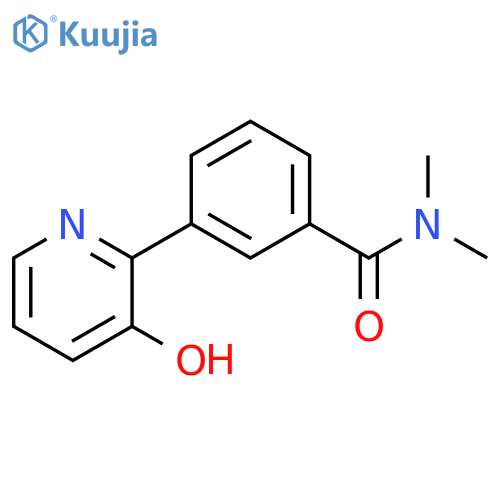Benzamide, 3-(3-hydroxy-2-pyridinyl)-N,N-dimethyl- structure