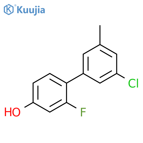 [1,1'-Biphenyl]-4-ol, 3'-chloro-2-fluoro-5'-methyl- structure