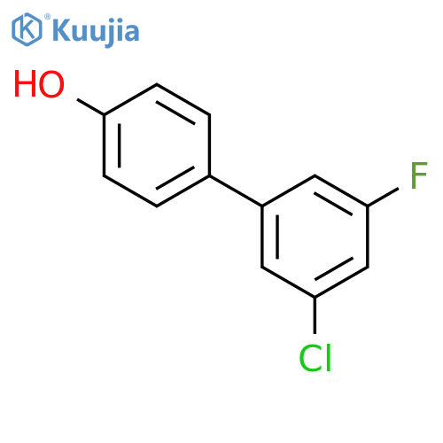 4-(3-Chloro-5-fluorophenyl)phenol structure