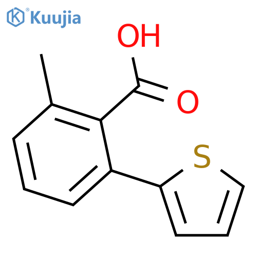 2-Methyl-6-(thiophen-2-yl)benzoic acid structure