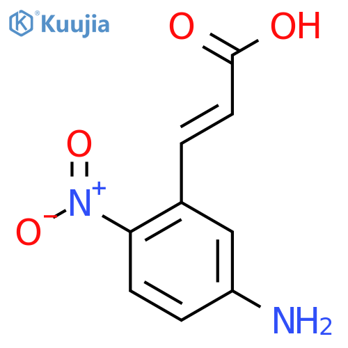 5-Amino-2-nitrocinnamic acid structure