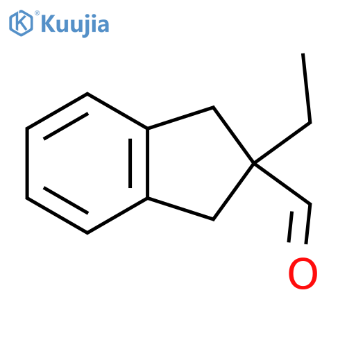2-Ethyl-2,3-dihydro-1h-indene-2-carbaldehyde structure
