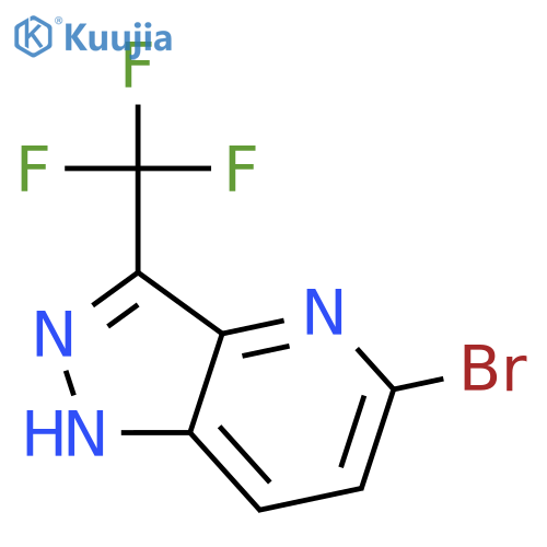 5-bromo-3-(trifluoromethyl)-1H-pyrazolo[4,3-b]pyridine structure