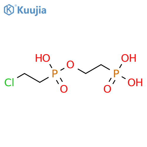 (2-((2-Chloroethyl)(hydroxy)phosphoryloxy)ethyl)phosphonic Acid structure