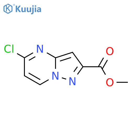 Methyl 5-chloropyrazolo[1,5-a]pyrimidine-2-carboxylate structure