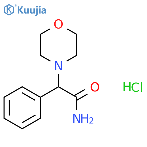 2-Morpholino-2-phenyl-acetamide hydrochloride structure