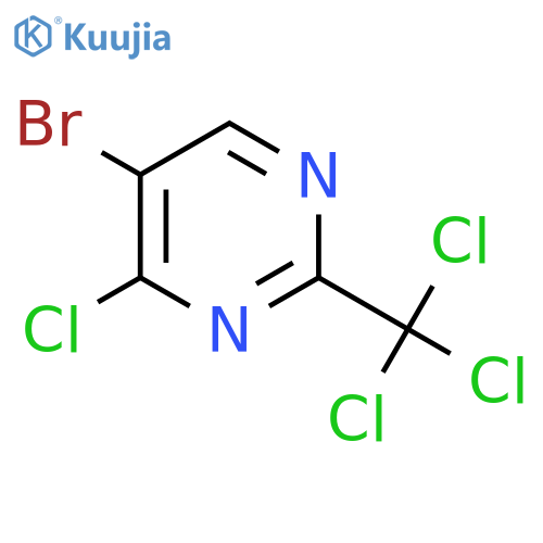 5-Bromo-4-chloro-2-(trichloromethyl)pyrimidine structure